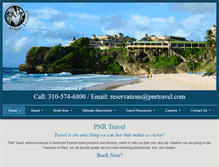 Tablet Screenshot of pnrtravel.com